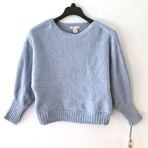 Sincerely Jules Light Blue Periwinkle Dolman Sleeve Sweater